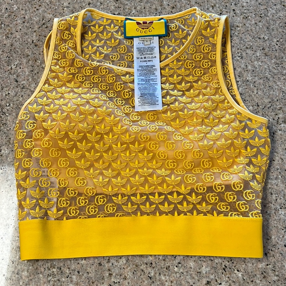 🌼 RARE Gucci x Adidas Crop Top 🌼